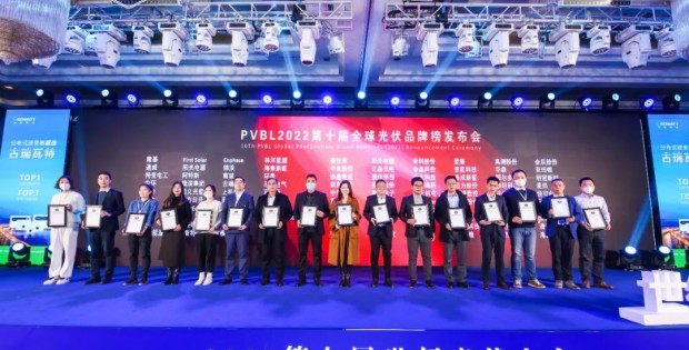 重磅！2022全球光伏100強品牌在上海發布（附名單）